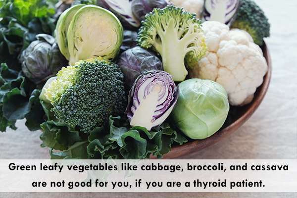 consuming green leafy veggies can prove harmful in thyroid