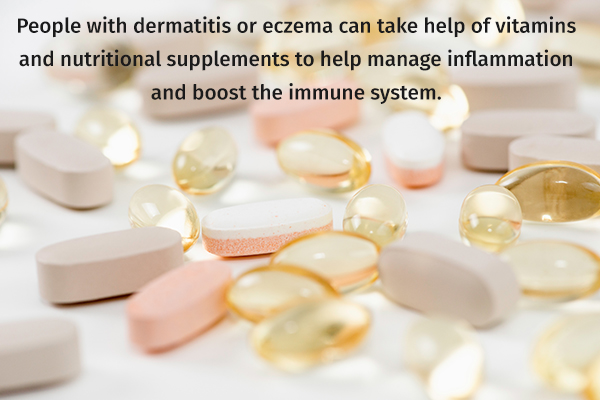 vitamins and supplements can help manage dermatitis