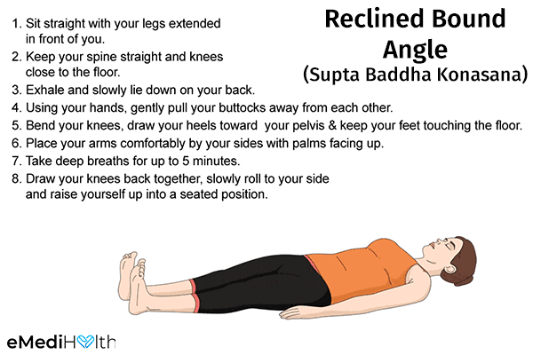 reclined bound angle pose (supta baddha konasana)