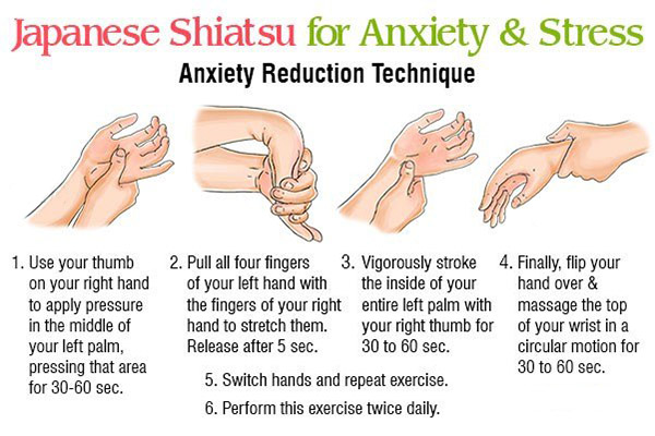 japanese shiatsu technique for anxiety reduction