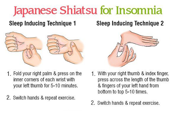 japanese shiatsu for managing insomnia