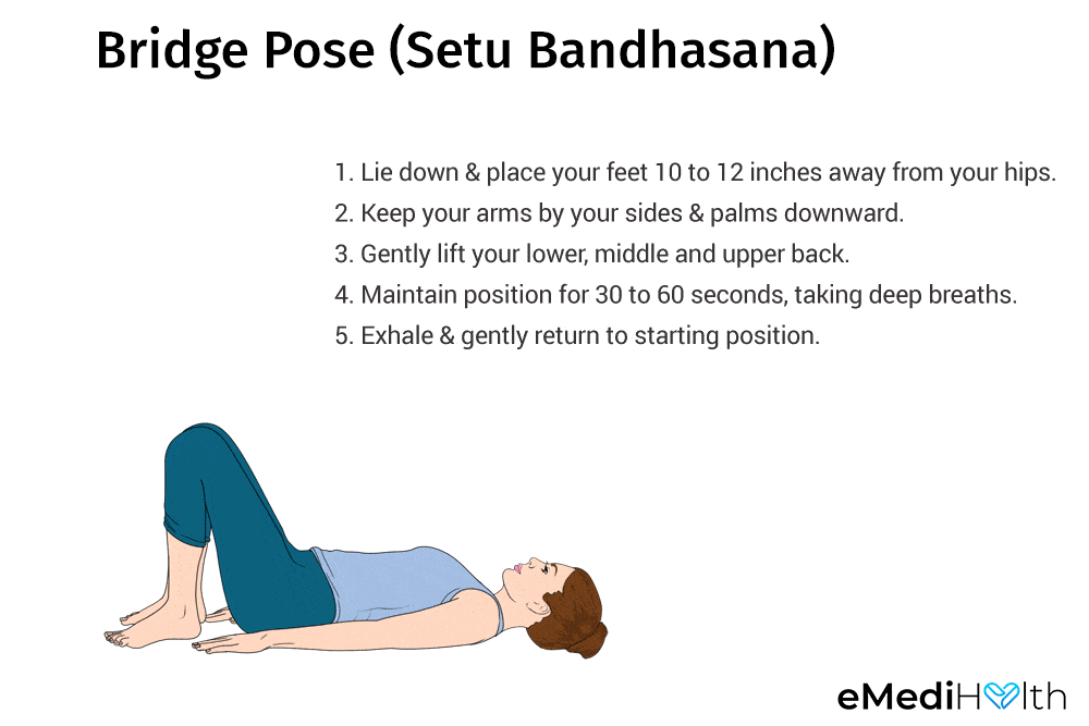 bridge pose (setu bandhasana) for boosting immunity