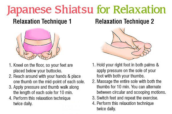 japanese shiatsu techniques for relaxing your body