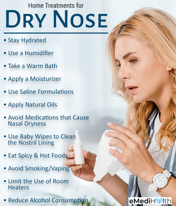 Ansættelse i det mindste Monarch What Causes a Dry Nose and How to Relieve It - eMediHealth