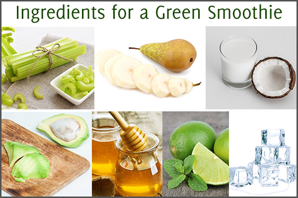 green smoothie ingredients