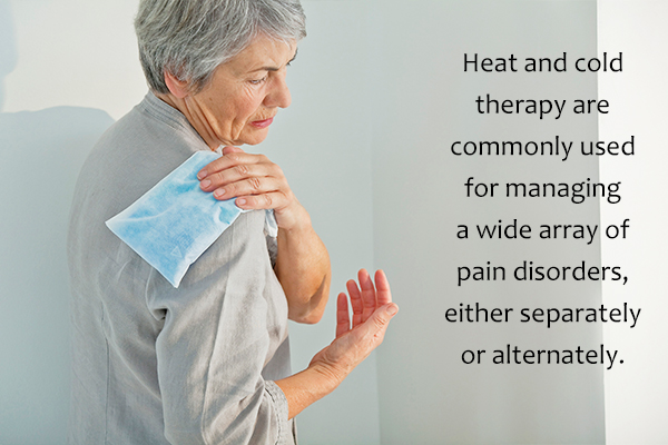 warm and cold compresses can aid in relieving pain