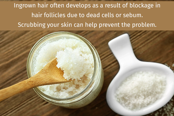 sugar scrubs can help exfoliate dead skin cells