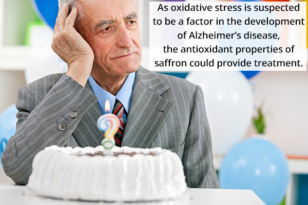 saffron can help treat Alzheimer's disease