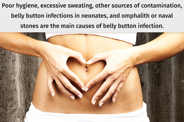 main causes of belly button infection