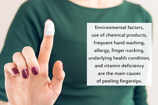what causes peeling fingertips