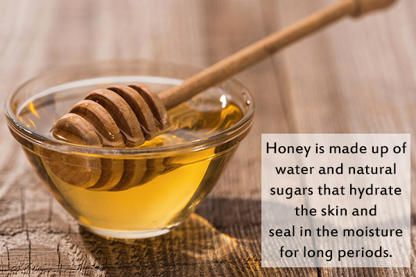 honey can help hydrate your skin and manage eczema