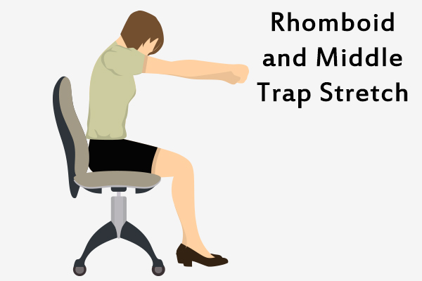 rhomboid and middle trap stretch