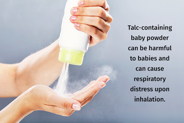 talc can be harmful to your respiratory tract
