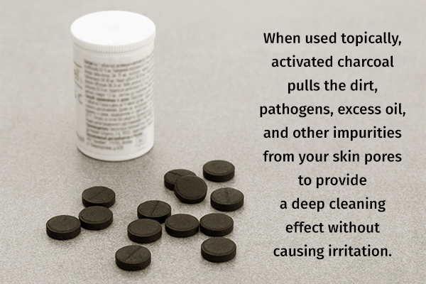activated charcoal helps in skin detoxification