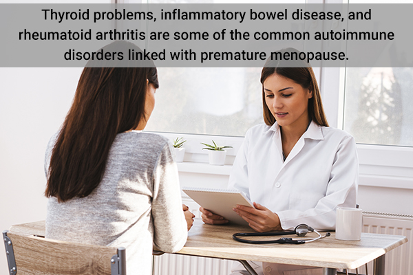 certain autoimmune diseases can lead to premature menopause