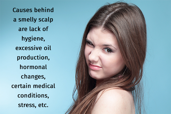 causes behind a smelly scalp