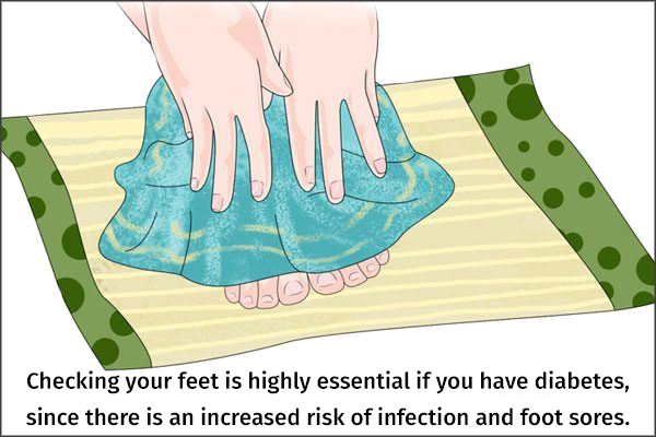 properly dry your feet and check for any infections