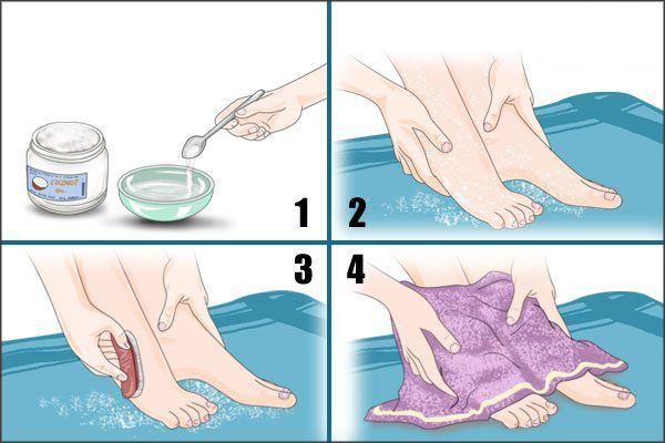 exfoliate your feet can remove dead skin cells and dirt