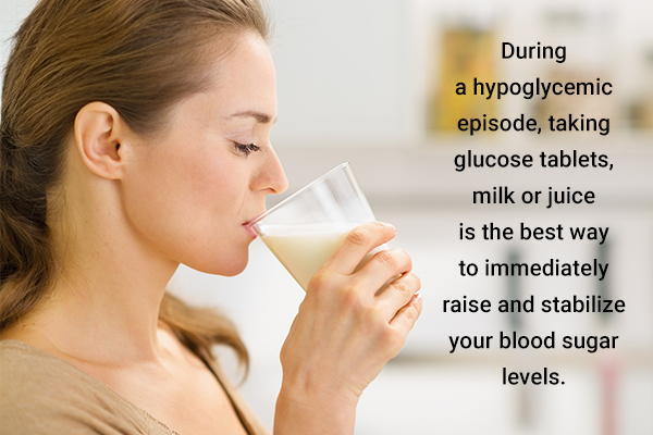 treat low blood sugar levels at once