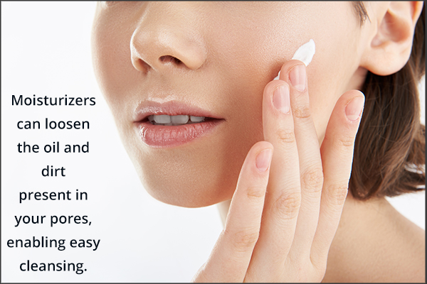lack of skin moisturization can lead to clogged pores