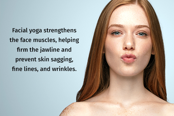 facial yoga strengthens the face muscles