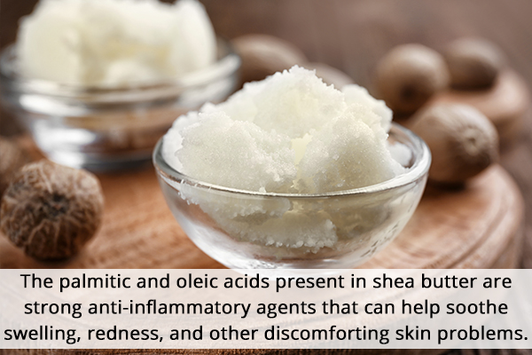 shea butter can help soothe irritated skin