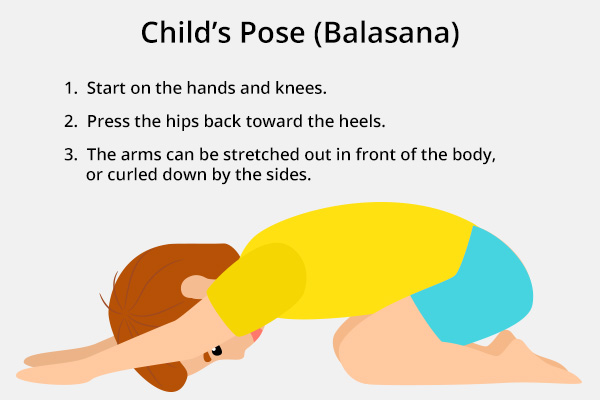 child's pose (balasana) for kids