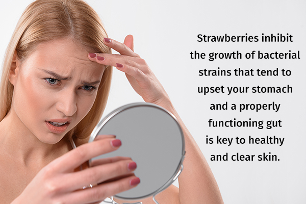 strawberries inhibit the growth of bacterial strains