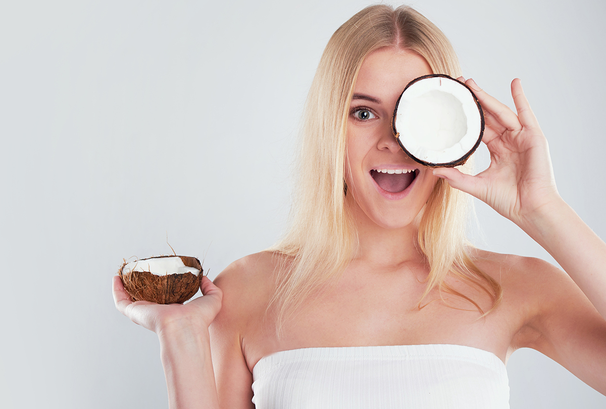 treat summer problems with coconut oil