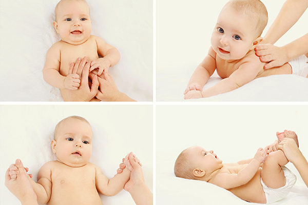 a full body massage can help soothe your baby