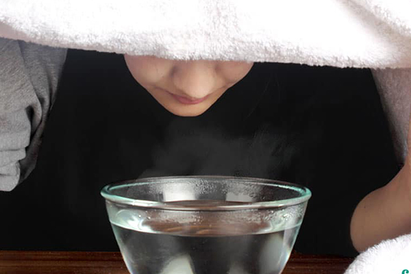 steaming your face can help open skin pores