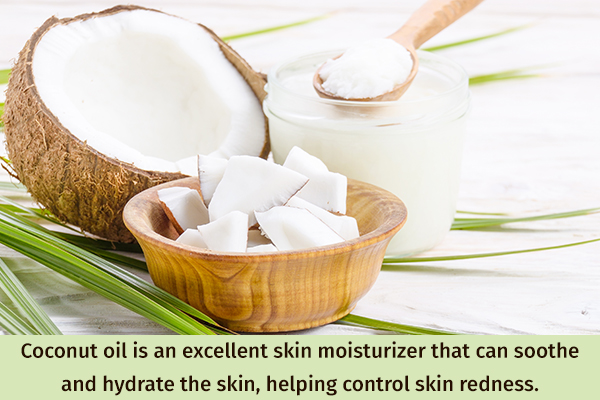coconut oil is an excellent skin moisturizer