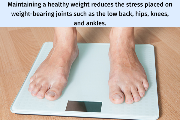 maintain a healthy body weight
