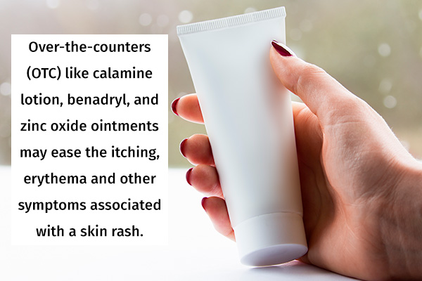 use OTCs to soothe skin rashes