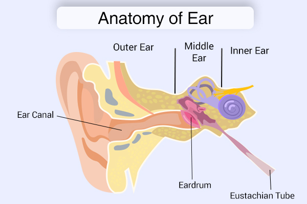 symptoms of middle ear infection in children