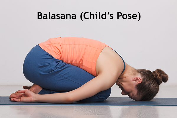 balasana (child's pose)
