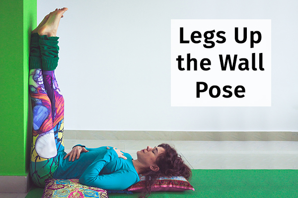 legs up the wall pose for relieving anxiety