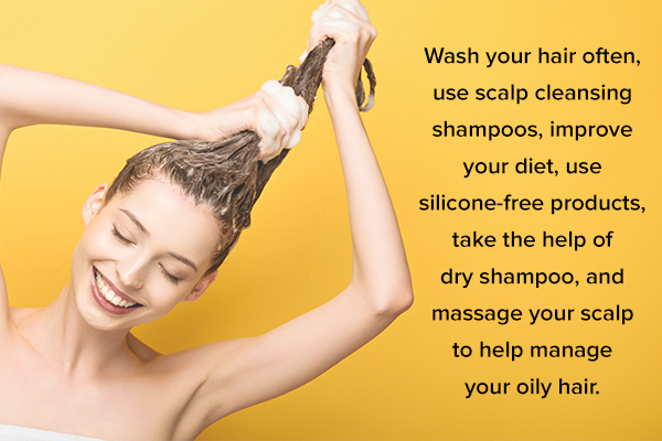 lifestyle changes to manage hair oiliness