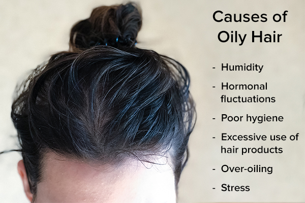 common causes of oily hair
