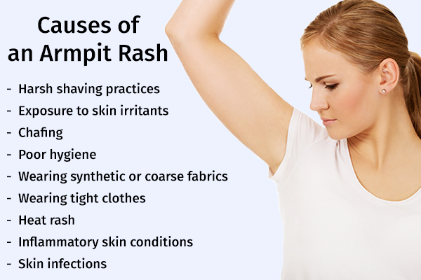 causes behind armpit rashes