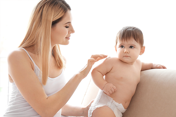 can infectious diaper rash spread to other body parts?