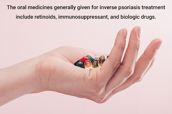 oral medications prescribed for inverse psoriasis