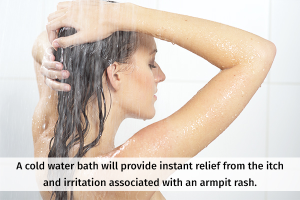 self-care tips to manage armpit rashes