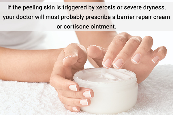 treating chronic skin peeling on face