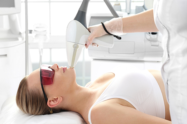 undergoing laser treatments can help fade whiteheads