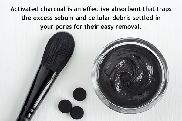 activated charcoal peel-off masks can help clear your pores