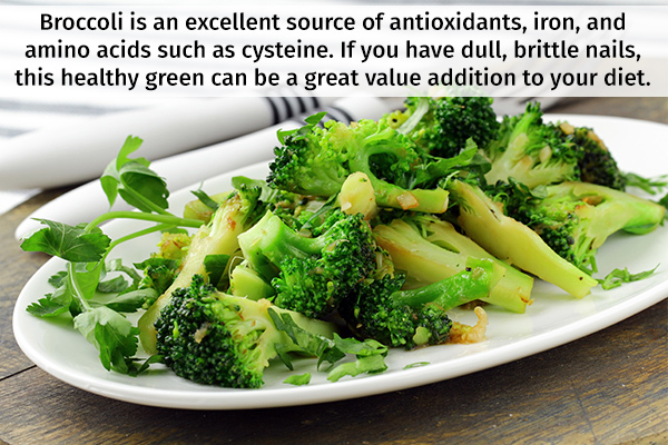 broccoli can be beneficial for your nail health