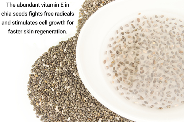 chia seeds boost collagen levels in your skin