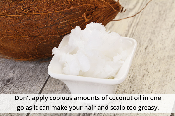 precautions to consider before using coconut oil for hair