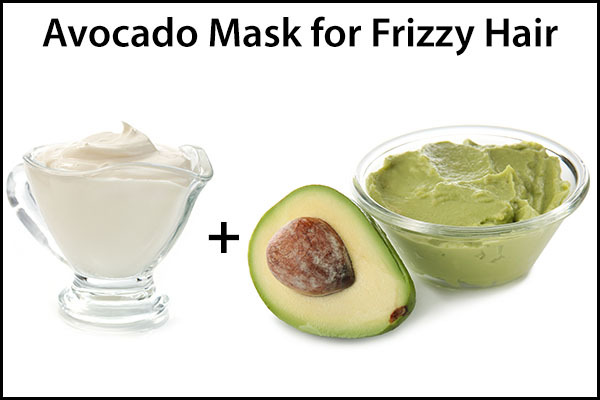 avocado mask for managing frizzy hair